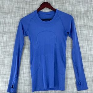 lululemon Blue Long Sleeve Top
